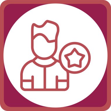 Modern simgenin vektör illüstrasyonu