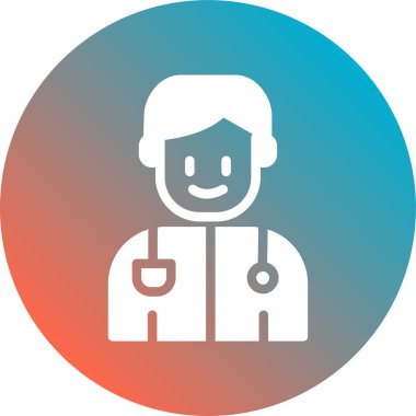 Avatar simgesi, vektör illüstrasyonu.