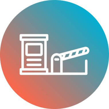 Modern simgenin vektör illüstrasyonu