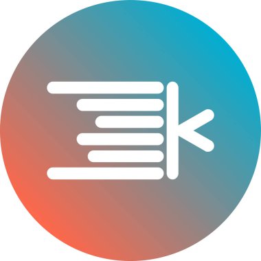 Çemberin bir simgesinin vektör illüstrasyonu