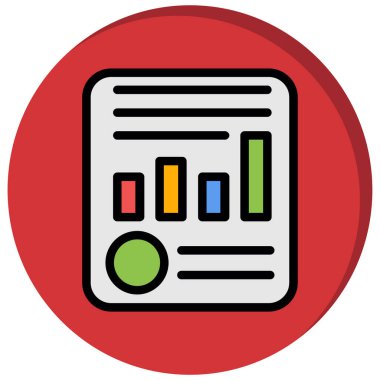 Çizelge. Web simgesi basit illüstrasyon