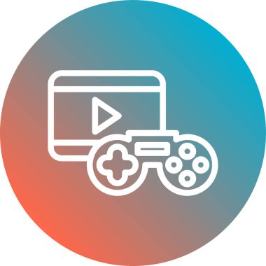 Vektör illüstrasyonu, simge ögesi arkaplanı