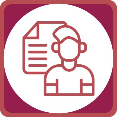 man simgesi, vektör illüstrasyonu