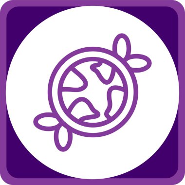 Gezegenin vektör illüstrasyonu