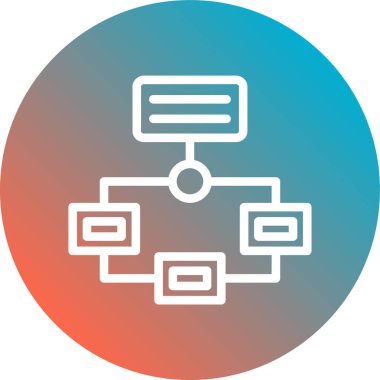 soyut arkaplan grubunda ağ simgesi izole edildi