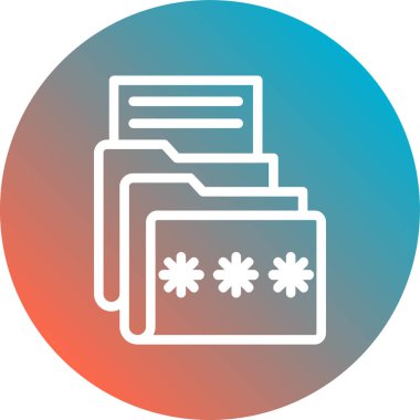 Belge simgesinin vektör illüstrasyonu