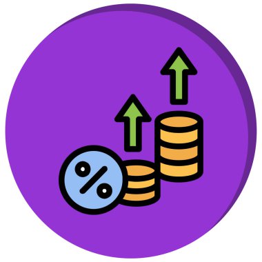 iş grafiği vektör simgesi