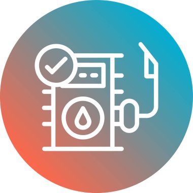 Modern otomatik simgenin vektör illüstrasyonu