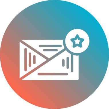 E- posta simgesi vektör illüstrasyonu