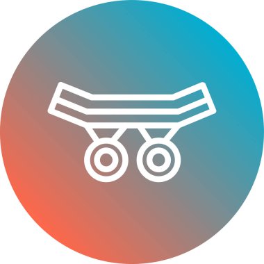 Bir bebek simgesinin vektör illüstrasyonu