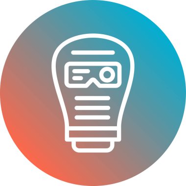 Benzin istasyonu simgesinin vektör illüstrasyonu