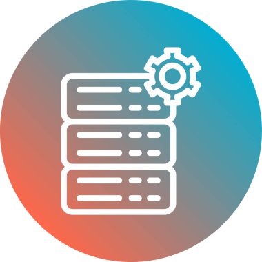 Ayarlama. Web simgesi basit illüstrasyon