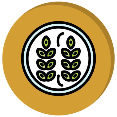 zeytin simgesi, vektör illüstrasyonu