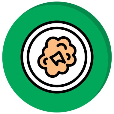 modern b eksikliği simgesi beyin vektör çizim