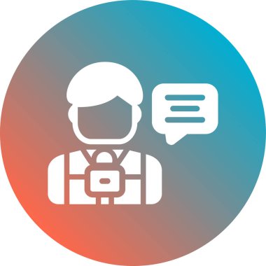 Modern simgenin vektör illüstrasyonu