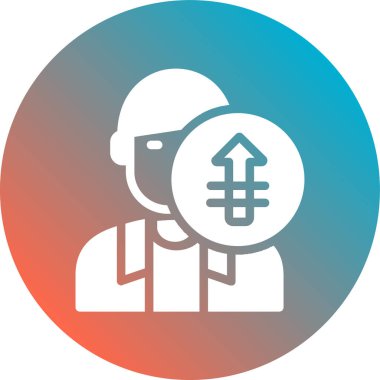 Mühendis simgesi vektör çizimi