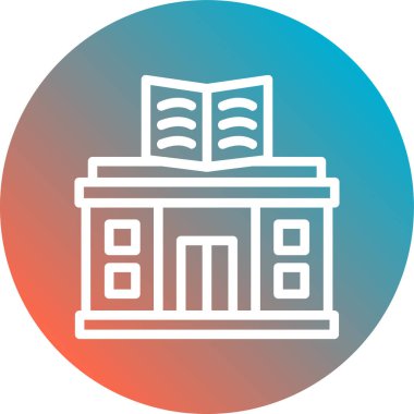 Eğitim simgesinin vektör illüstrasyonu