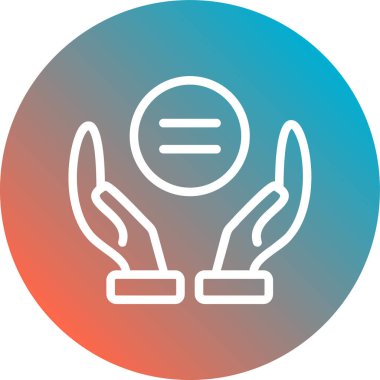 Dairesel çerçeveli bir adamın vektör çizimi