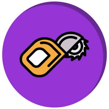 Çizgi film simgesinin vektör çizimi