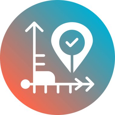 konum simgesi vektör illüstrasyonu