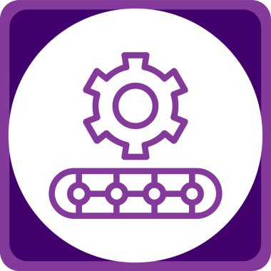 dişli simgesi, vektör illüstrasyon tasarımı