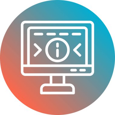 izleyici ikon vektör illüstrasyonu