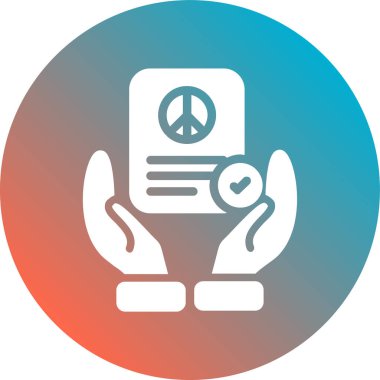 vektör barış simgesi illüstrasyonu