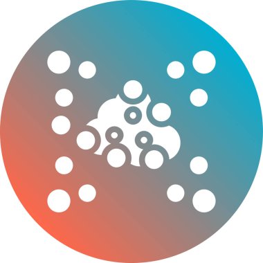 Virüs ikonu vektör illüstrasyonu