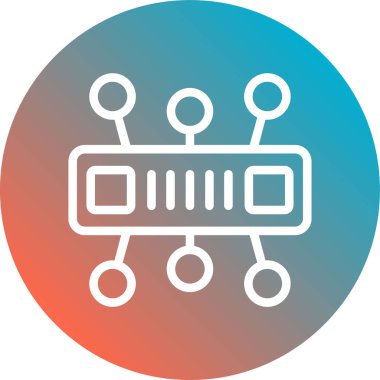 seo modern simgesinin vektör illüstrasyonu