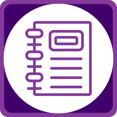 Güzel Takvim Satır Vektörü Simgesi