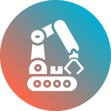 robot simgesi, robot, vektör illüstrasyonu