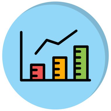 Grafik. Web simgesi basit illüstrasyon