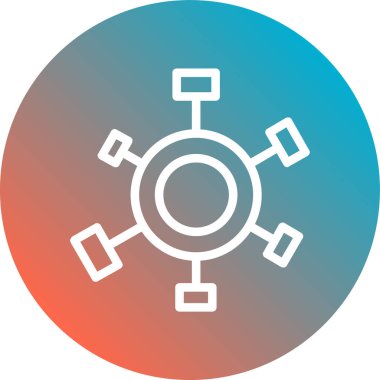 Ağ Satırı Gradyan Arkaplanı