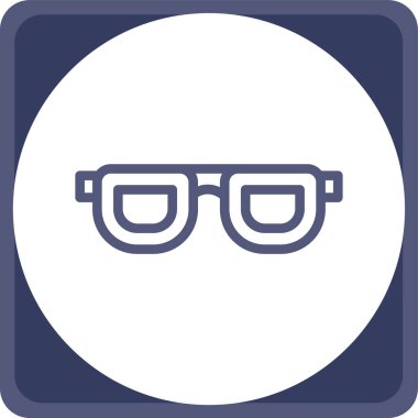 Kişisel ve ticari kullanım için resim simgesi. gözlük vektör illüstrasyonu.