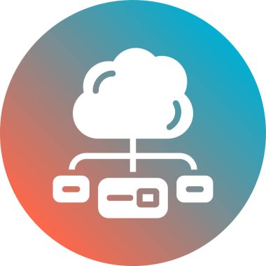 Bulut hesaplama. Web simgesi