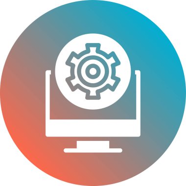 bilgisayar simgesi vektör illüstrasyonu