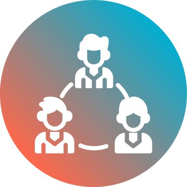 İnsan simgesinin vektör illüstrasyonu