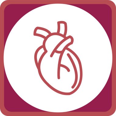 Modern b 'nin vektör illüstrasyonu ikon kalpten yoksun