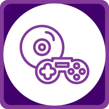 gamepad simgesi vektör illüstrasyonu