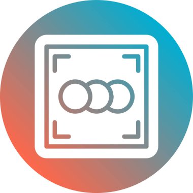 Vektör illüstrasyonu, simge ögesi arkaplanı