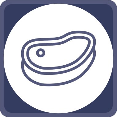 Gıda simgesinin vektör illüstrasyonu