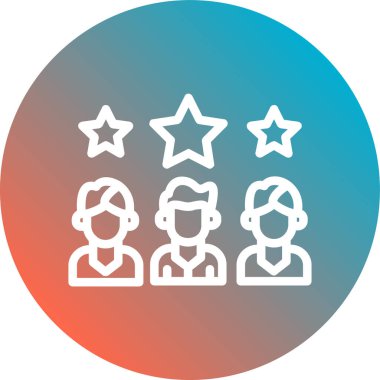 grup insanlarının modaya uygun arka plan ikonu