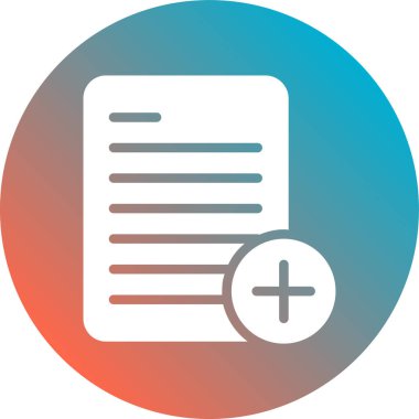 Belge simgesinin vektör illüstrasyonu