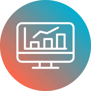 vektör pasta çizelgesi simgesi