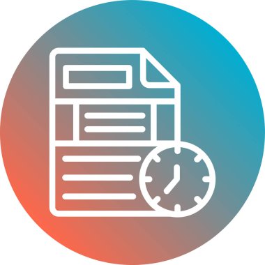 Saat. Web simgesi vektör illüstrasyonu