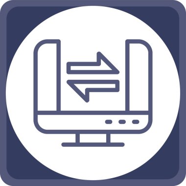 seo modern simgesinin vektör illüstrasyonu