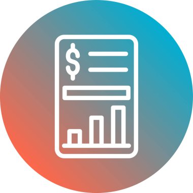 Dolar sembolünün gölgeli vektör simgesi