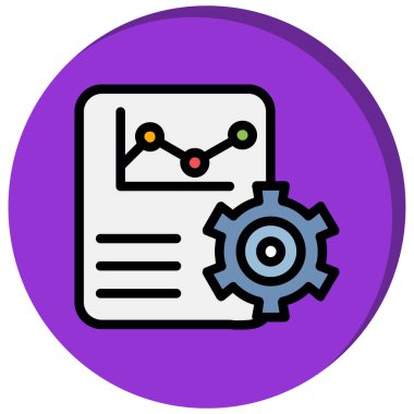 Analiz şeması vektör illüstrasyonu