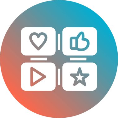 Vektör illüstrasyonu, simge ögesi biçimi