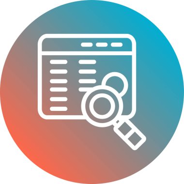 Seo simgesinin vektör illüstrasyonu